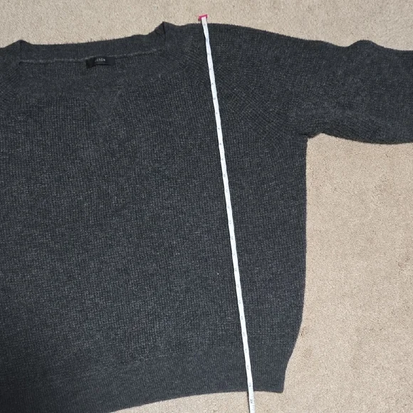 J. Crew Charcoal Crewneck Sweater - Picture 4 of 10